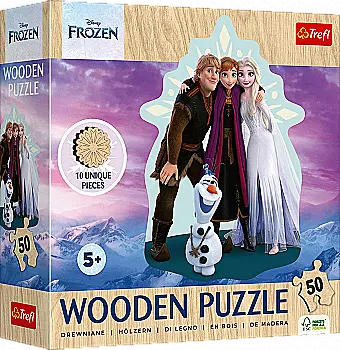 Пазл деревянный "50" - Любимое Холодное сердце. Disney Frozen 2, Trefl, 20283 Пазл деревянный "50" - Любимое Холодное сердце. Disney Frozen 2, Trefl, 20283