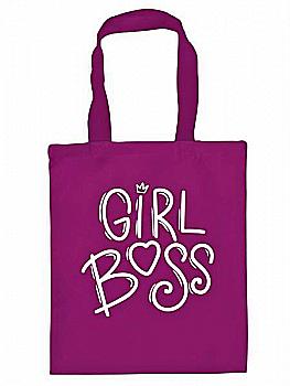 Сумка-шопер "Girl boss" 35*40 см, фіолетовий габардин, 4241 Сумка-шопер "Girl boss" 35*40 см, фіолетовий габардин, 4241