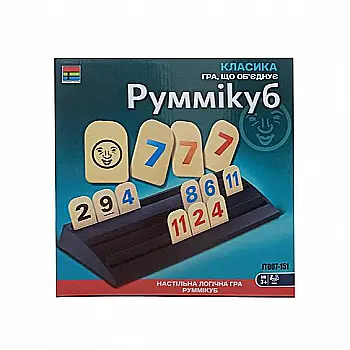 Игра настольная "Руммикуб", JT007-151 Игра настольная "Руммикуб", JT007-151