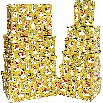 Подарункова коробка прямокутна НР 37,5*29*16 см, 1410026710