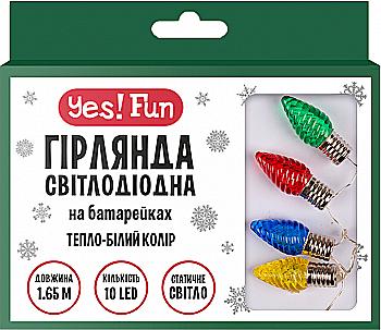 Электрогир. Yes! Fun на медн. проводе "Шишки", 10 LED, тепл. бел., 1,65 м, стат.св. на батар., 801209 Электрогир. Yes! Fun на медн. проводе "Шишки", 10 LED, тепл. бел., 1,65 м, стат.св. на батар., 801209