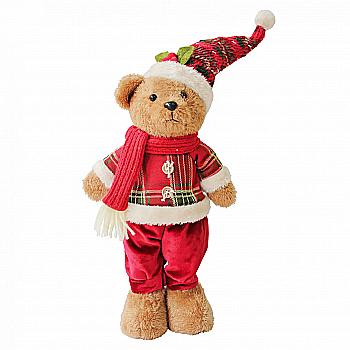 Новорічна м`яка іграшка Yes! Fun "Ведмедик хлопчик" 50 см, 974931 Новорічна м`яка іграшка Yes! Fun "Ведмедик хлопчик" 50 см, 974931