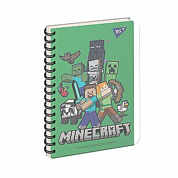 Зошит для записів YES В6/144 пл.обкл. "Minecraft", 681977