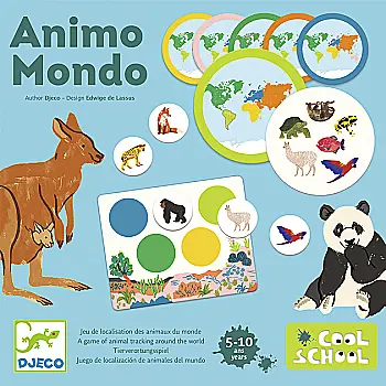 Гра настільна "Анімо Мондо", DJ08198, DJECO