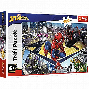 Пазл "160" - Сила Спайдермена. Disney Marvel Spiderman, Trefl, 15422 Пазл "160" - Сила Спайдермена. Disney Marvel Spiderman, Trefl, 15422