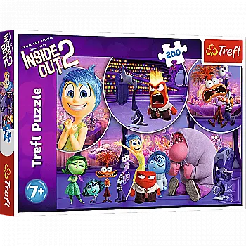 Пазл "200" - Детские эмоции. Disney Inside Out 2, Трефл, 13305 Пазл "200" - Детские эмоции. Disney Inside Out 2, Трефл, 13305