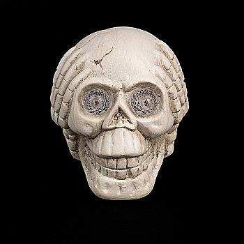 Статуетка Halloween, череп, LED,  11*9*8,1 см, BX20101-1A Статуетка Halloween, череп, LED,  11*9*8,1 см, BX20101-1A