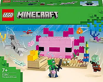 Конструктор Lego Minecraft "Дім-Аксолотль", 21247