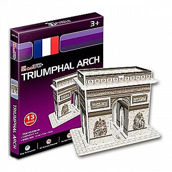 Трехмерная головоломка-конструктор "Триумфальная Арка" серия мини S3014h (0142) Трехмерная головоломка-конструктор "Триумфальная Арка" серия мини S3014h (0142)