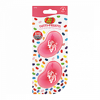 Освежитель воздуха 3D мини вентиляционный "Тутти-Фрутти" 2 шт, Jelly Belly, 15715 Освежитель воздуха 3D мини вентиляционный "Тутти-Фрутти" 2 шт, Jelly Belly, 15715
