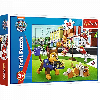 Пазл "30" - Собачки в действии. Viacom Paw Patrol, Trefl, 18306 Пазл "30" - Собачки в действии. Viacom Paw Patrol, Trefl, 18306