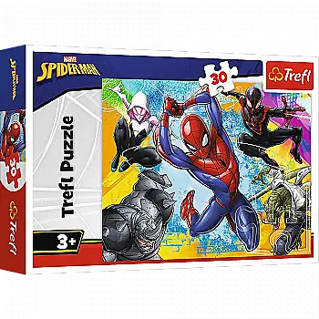 Пазл "30" - Кольори Людини-павука. Disney Marvel Spiderman, Trefl, 18307 Пазл "30" - Кольори Людини-павука. Disney Marvel Spiderman, Trefl, 18307