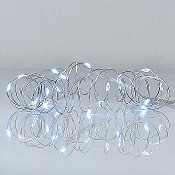 Электрогирлянда Yes! Fun "Нить" на медной проволоке, 20 LED, холодно-белая 2 м, статическая, батарейки, 975021 Электрогирлянда Yes! Fun "Нить" на медной проволоке, 20 LED, холодно-белая 2 м, статическая, батарейки, 975021