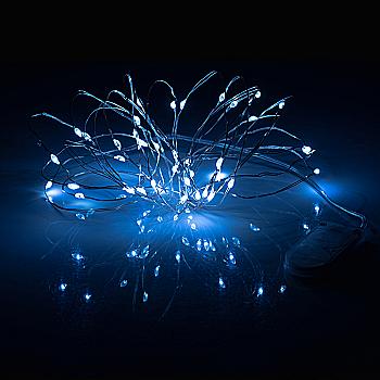 Электрогирлянда Yes! Fun "Нить2 на медной проволоке, 40 LED, хол-белая, 4 м, статическая, батарейки, 975028 Электрогирлянда Yes! Fun "Нить2 на медной проволоке, 40 LED, хол-белая, 4 м, статическая, батарейки, 975028