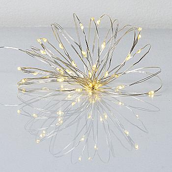 Электрогирлянда Yes! Fun "Нить" на медной проволоке, 50 LED, теплый белый, 5 м, статическая, USB, 975040 Электрогирлянда Yes! Fun "Нить" на медной проволоке, 50 LED, теплый белый, 5 м, статическая, USB, 975040