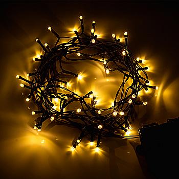 Электрогирлянда уличная Yes! Fun 70 LED, тепло-белая 4,9м, статическая, таймер, батарейки, 975062 Электрогирлянда уличная Yes! Fun 70 LED, тепло-белая 4,9м, статическая, таймер, батарейки, 975062