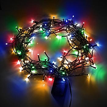 Электрогирлянда Yes! Fun "Нить" 120 LED, разноцветная, 8,4м, 8 режимов мигания, 974848 Электрогирлянда Yes! Fun "Нить" 120 LED, разноцветная, 8,4м, 8 режимов мигания, 974848
