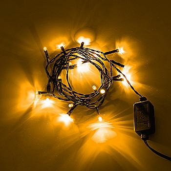 Электрогирлянда Yes! Fun "Нить" 20 LED, тепло-белая, 2 м, статическое свечение, 975046 Электрогирлянда Yes! Fun "Нить" 20 LED, тепло-белая, 2 м, статическое свечение, 975046