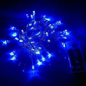 Электрогирлянда Yes! Fun "Нить" 41 LED, синяя, 2,8 м, статическая, на батарейках, 975056 Электрогирлянда Yes! Fun "Нить" 41 LED, синяя, 2,8 м, статическая, на батарейках, 975056