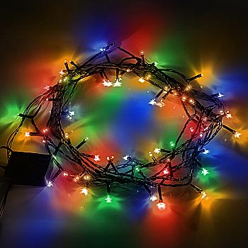 Электрогирлянда Yes! Fun "Нить" 70 LED, разноцветная, 4,9 м, 8 режимов мигания, 974844 Электрогирлянда Yes! Fun "Нить" 70 LED, разноцветная, 4,9 м, 8 режимов мигания, 974844