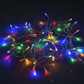Электрогирлянда Yes! Fun "Нить" 70 LED, разноцветная, 4,9 м, статическая, на батарейках, 975058 Электрогирлянда Yes! Fun "Нить" 70 LED, разноцветная, 4,9 м, статическая, на батарейках, 975058