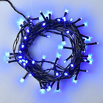Электрогирлянда Yes! Fun "Нить" 70 LED, синяя, 4,9 м, 8 режимов мигания, 974843 Электрогирлянда Yes! Fun "Нить" 70 LED, синяя, 4,9 м, 8 режимов мигания, 974843