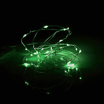 Электрогирлянда Yes! Fun "Нить" на медной проволоке, 20 LED, зеленая, 2 м, статическая батарейка, 975026 Электрогирлянда Yes! Fun "Нить" на медной проволоке, 20 LED, зеленая, 2 м, статическая батарейка, 975026