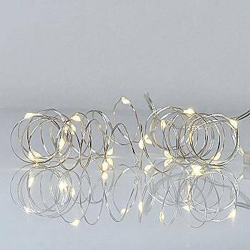 Электрогирлянда Yes! Fun "Нить" на медной проволоке, 20 LED, тепло-белая, 2 м, статическая, батарейки, 975020 Электрогирлянда Yes! Fun "Нить" на медной проволоке, 20 LED, тепло-белая, 2 м, статическая, батарейки, 975020