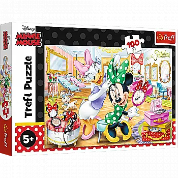 Пазл "100" - Мінні в салоні краси/Disney Minnie, Trefl, 16387 Пазл "100" - Мінні в салоні краси/Disney Minnie, Trefl, 16387