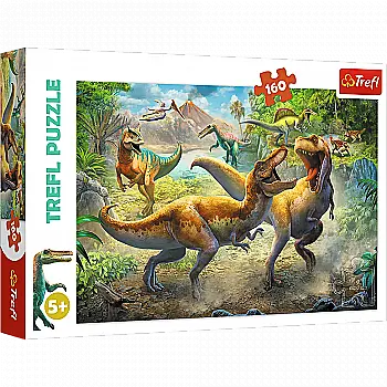 Пазл "160" - Боротьба з тиранозаврами, Trefl, 15360 Пазл "160" - Боротьба з тиранозаврами, Trefl, 15360