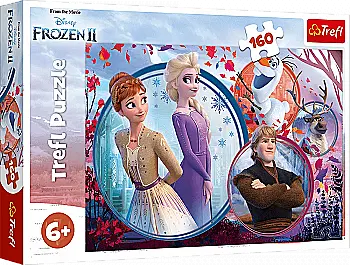 Пазл "160" - Пригоди сестри / Disney Frozen II, Trefl, 15374 Пазл "160" - Пригоди сестри / Disney Frozen II, Trefl, 15374