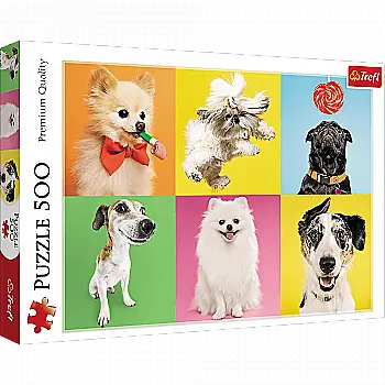 Пазл "500" - Собаки, Trefl, 37378 Пазл "500" - Собаки, Trefl, 37378