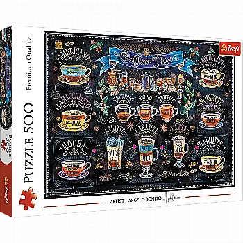 Пазл "500" - Час пити каву, Trefl, 37449 Пазл "500" - Час пити каву, Trefl, 37449