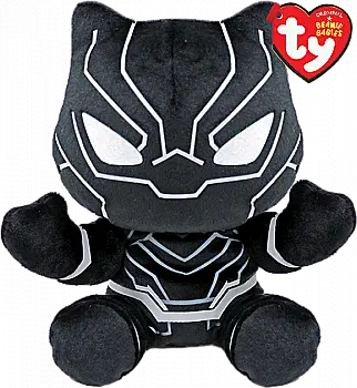 Игрушка мягконабивная TY Marvel "Черная пантера" 15 см, 44000 Игрушка мягконабивная TY Marvel "Черная пантера" 15 см, 44000