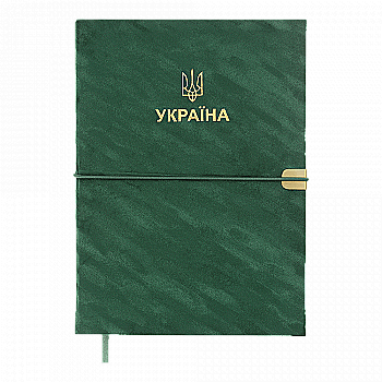 Щоденник датований A5, 2025, Patriot Velour, зелений, штучна шкіра, BM.21133-04 Щоденник датований A5, 2025, Patriot Velour, зелений, штучна шкіра, BM.21133-04