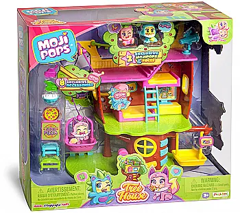 Игровой набор Moji Pops S1 - Домик на дереве (домик, 2 фигурки, аксессуары), PMPSP112IN20 Игровой набор Moji Pops S1 - Домик на дереве (домик, 2 фигурки, аксессуары), PMPSP112IN20