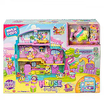 Игровой набор Moji Pops S1 - Домик для вечеринок (домик, 2 фигурки, аксессуары), PMPSP112IN50 Игровой набор Moji Pops S1 - Домик для вечеринок (домик, 2 фигурки, аксессуары), PMPSP112IN50