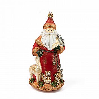 Елочное украшение Санта красный с друзьями, F1349-20029, F1349-20029 Елочное украшение Санта красный с друзьями, F1349-20029, F1349-20029