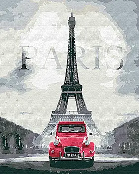 Набір для розпису за номерами "Париж" 40*50 см, RB-0155, ТМ "RIVIERA BLANCA" Набір для розпису за номерами "Париж" 40*50 см, RB-0155, ТМ "RIVIERA BLANCA"