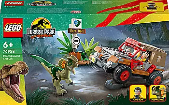 Конструктор Lego Jurassic World "Засідка дилофозавра", 76958