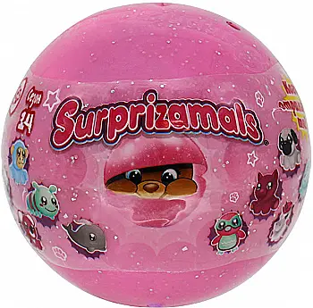 Іграшка-сюрприз м`яка у кулі "Surprizamals" S14-1, 10 видів, в асорт., SU03255-5024 Іграшка-сюрприз м`яка у кулі "Surprizamals" S14-1, 10 видів, в асорт., SU03255-5024