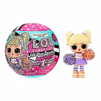Набір ігровий з лялькою L.O.L Surprise! серії "All Star Sports Moves" – Чирлідинг, 593294 Набір ігровий з лялькою L.O.L Surprise! серії "All Star Sports Moves" – Чирлідинг, 593294