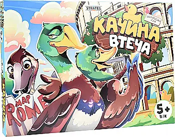 Гра настільна "Качина втеча", 30608, ТМ "Strateg" Гра настільна "Качина втеча", 30608, ТМ "Strateg"