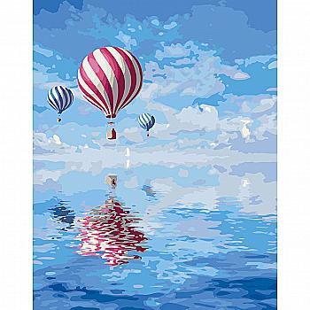 Набір для розпису по номерах 40*50 см "Безкрая блакить", 10621-AC