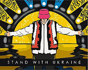 Набір для розпису по номерах 40*50 см "Будь з Україною", 10347-NN