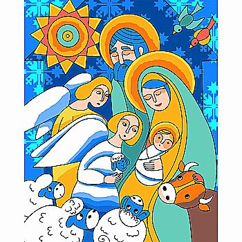 Картина за номерами SANTI "Різдво" 40*50 см, 954722