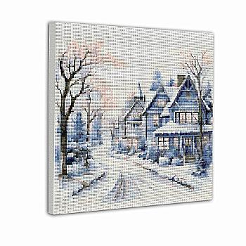 Алмазна мозаїка SANTI "Зима" 40*40 см, на підрамнику, 955149