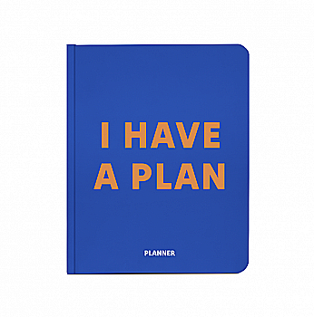 Блокнот для планировки "I HAVE A PLAN" синий, orner-1955 Блокнот для планировки "I HAVE A PLAN" синий, orner-1955