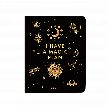 Блокнот для планирования "I have MAGIC plan" черный, orner-1962 Блокнот для планирования "I have MAGIC plan" черный, orner-1962