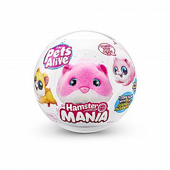 Интерактивная мягкая игрушка PETS ALIVE S1 – Забавный Хомячок, розовый, 9543-2 Интерактивная мягкая игрушка PETS ALIVE S1 – Забавный Хомячок, розовый, 9543-2